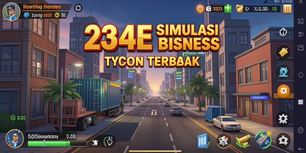 Tampilan gameplay Tycoon yang menarik dan dinamis.