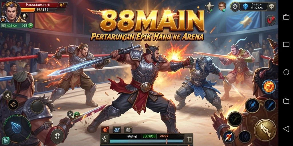 Gameplay seru dan aksi adrenalin di 88MAIN.