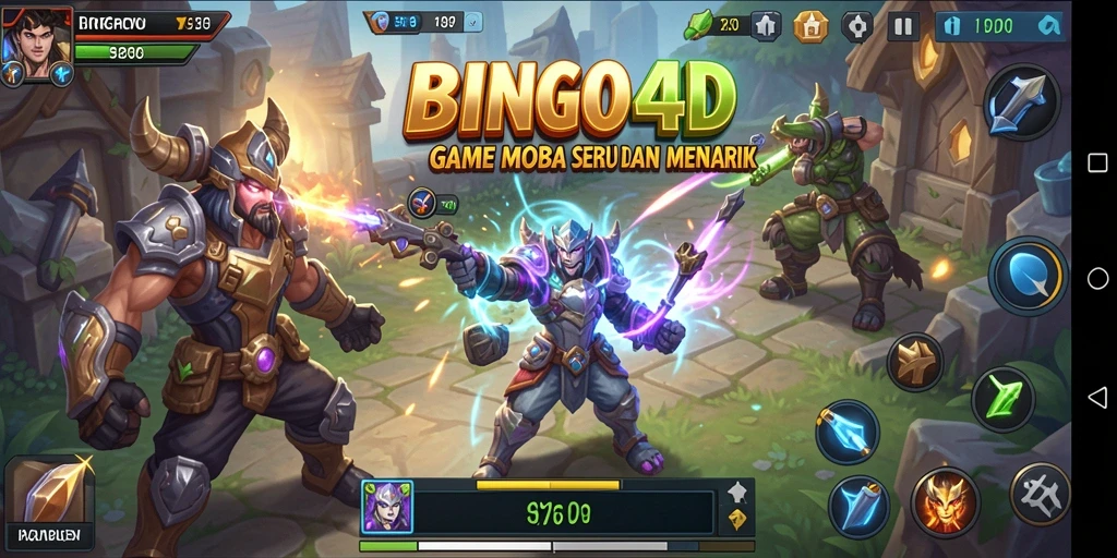 Tampilan gameplay seru dan strategis di BINGO4D.