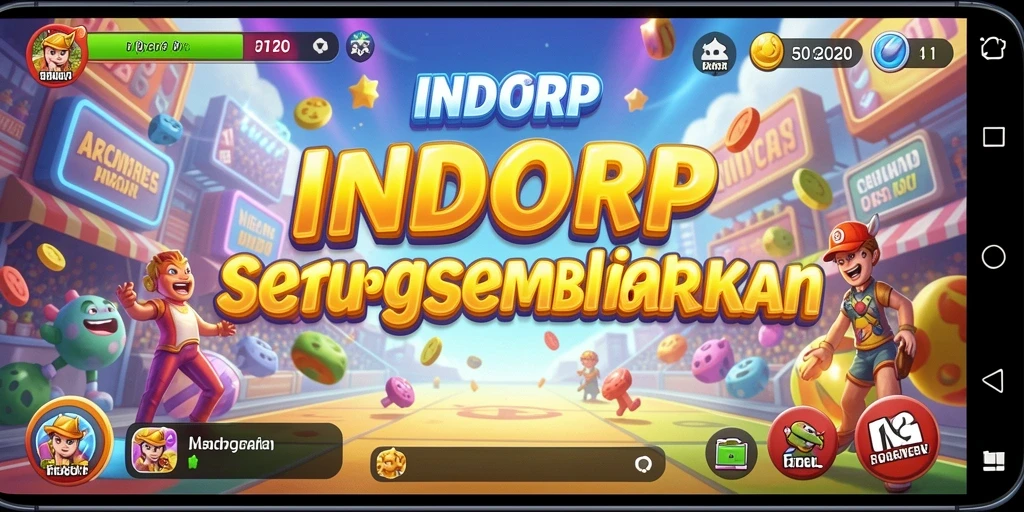 Tampilan gameplay seru dan menantang di INDORP.