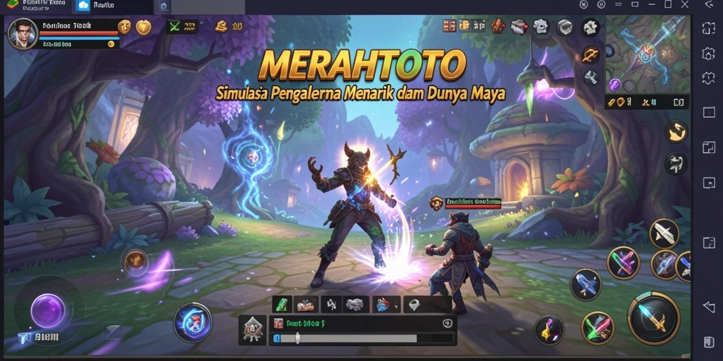 Tampilan gameplay MERAHTOTO yang mengasyikkan dan menantang.