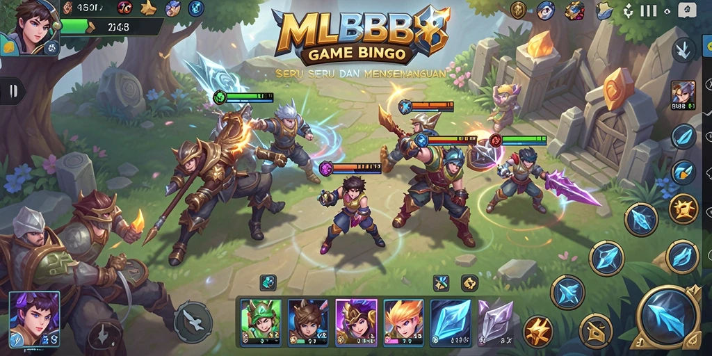 Screenshot gameplay MLBB8 menampilkan aksi seru Bingo.