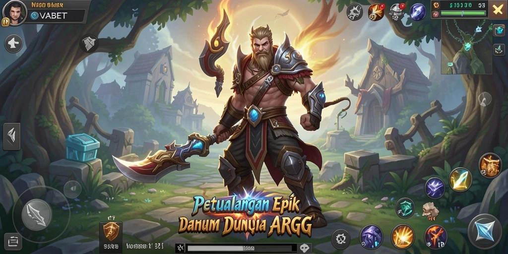 Tangkapan layar gameplay ARPG yang menakjubkan dengan aksi seru.