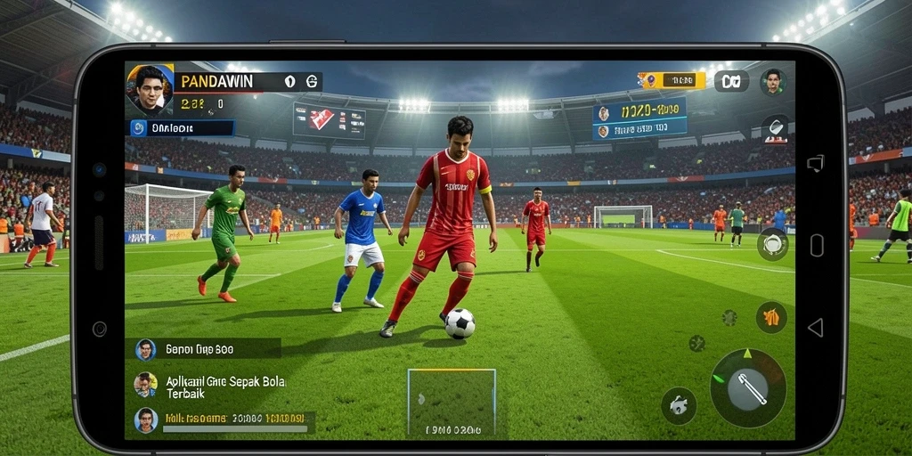 Tampilkan keseruan gameplay sepak bola di PANDAWIN.