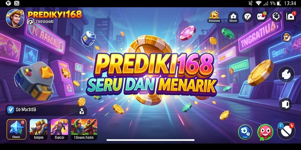 Tampilan gameplay PREDIKSI168 yang penuh warna dan dinamis.