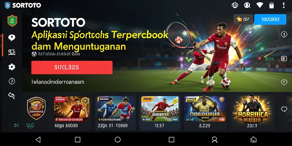 Screenshot menunjukkan gameplay menarik dan antarmuka SORTOTO yang intuitif.