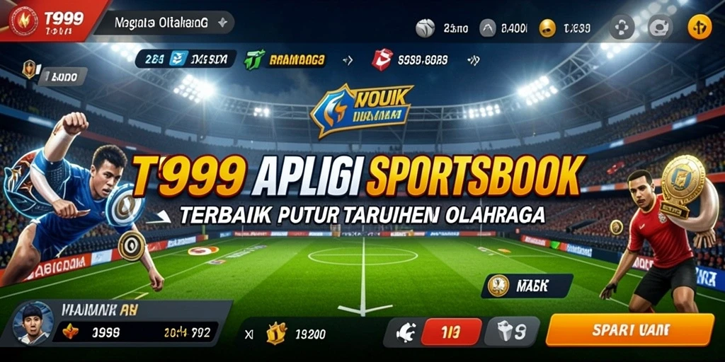 Tampilan gameplay taruhan olahraga yang menarik di T9999.