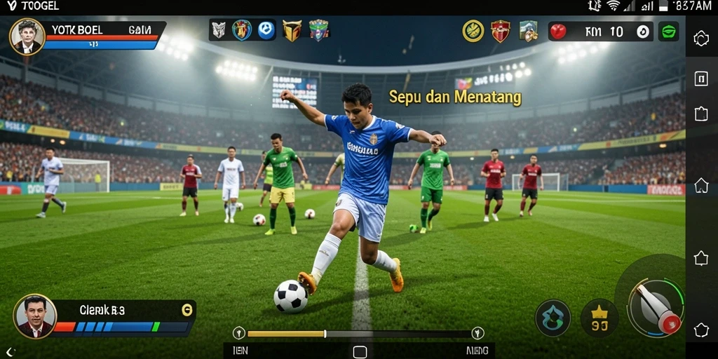 Tampilan gameplay YOTOGEL yang menegangkan dan seru.