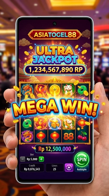 Tampilan antarmuka aplikasi asiatogel88 yang user-friendly.